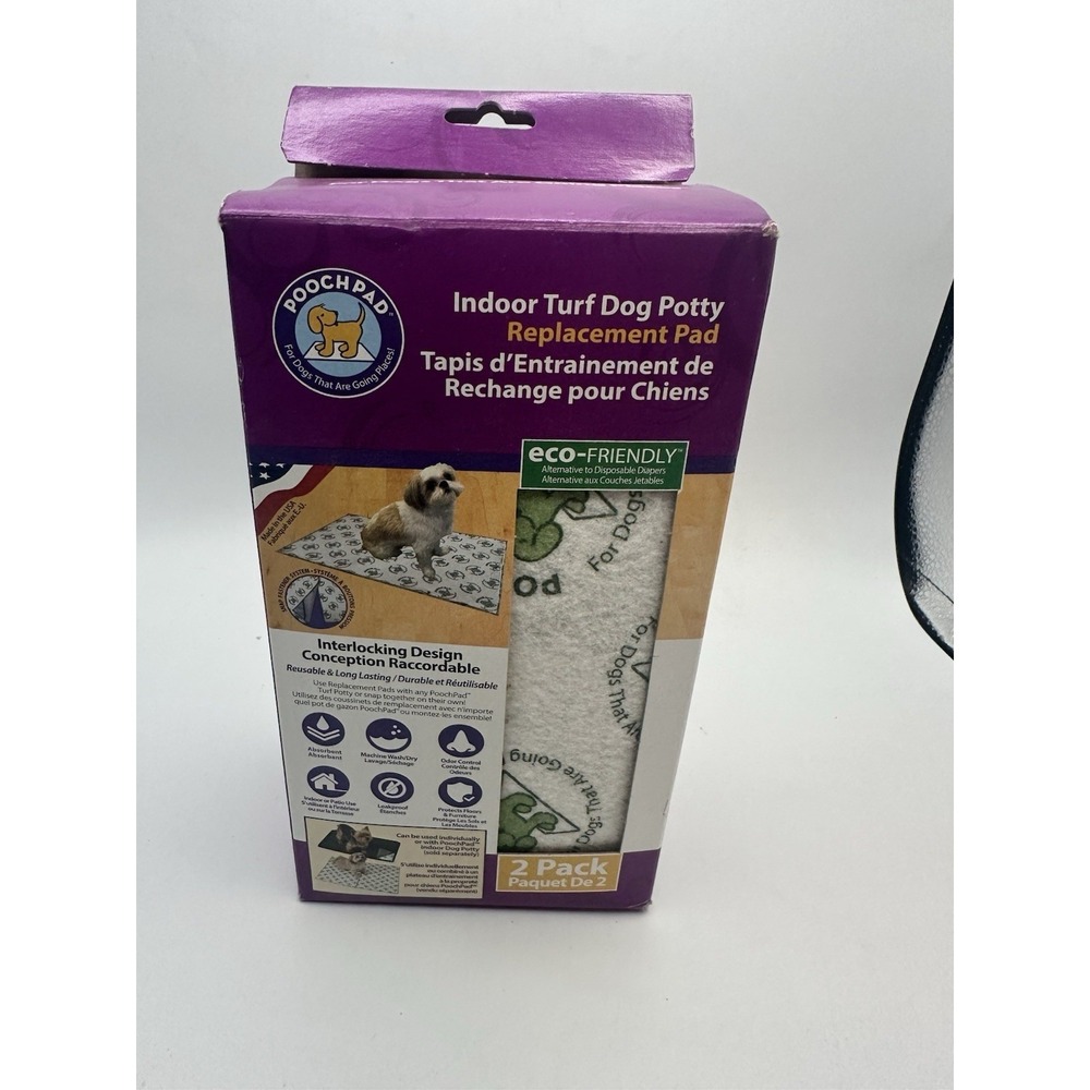 POOCHPAD Reusable ULTRA ABSORBENT INTERLOCKING PAD BEIGE 2 PACK‎ w/Snaps